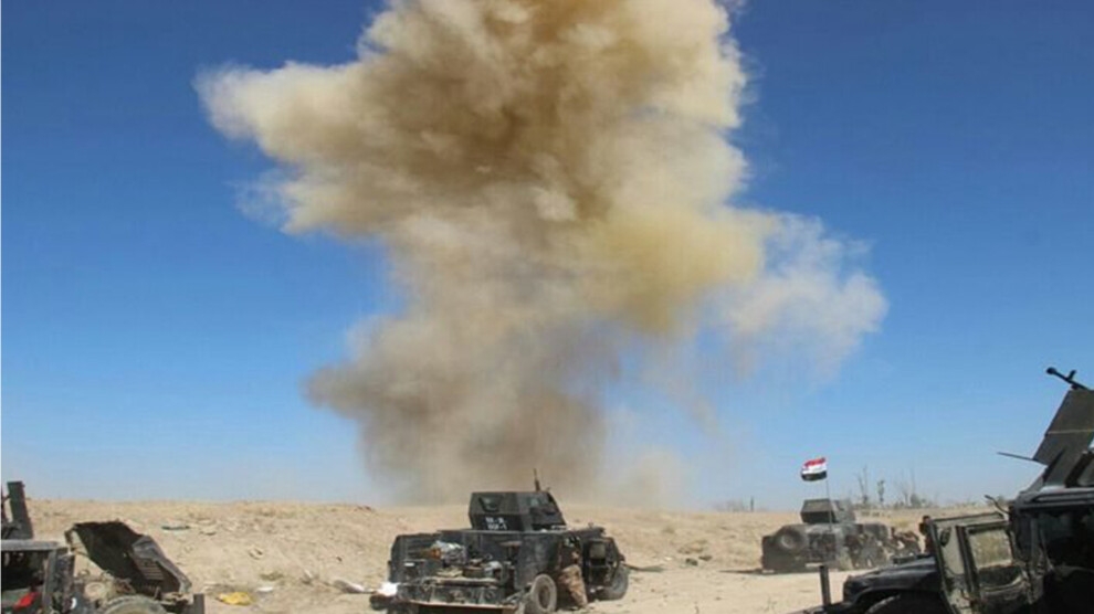 طائرات F16 تدمر عدة أوكار لداعش الإرهابي بوادي الشاي في كركوك