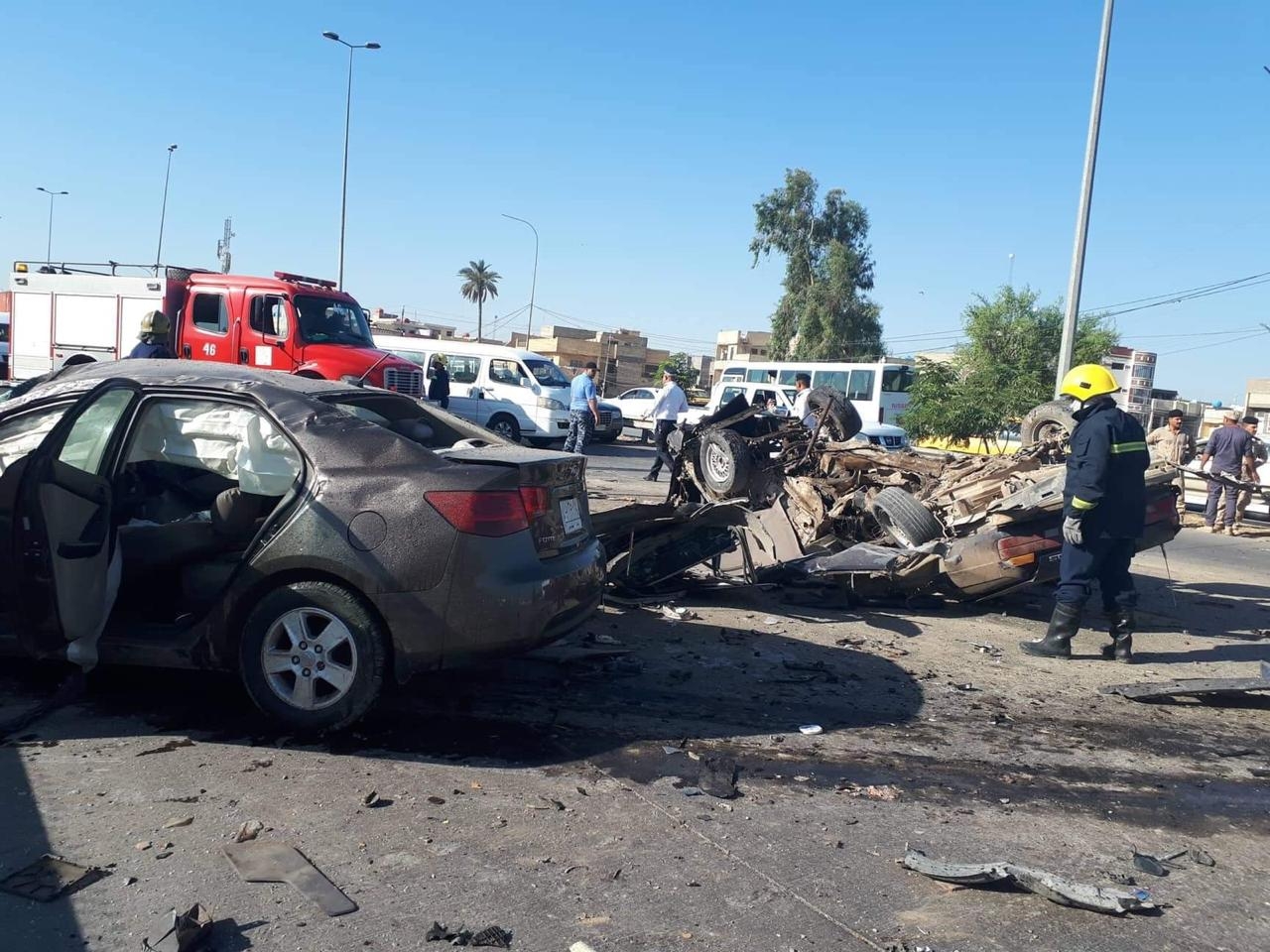 إصابة 3 منتسبين بحادث سير في الطارمية وانتحار فتاة بناحية الرشيد في بغداد
