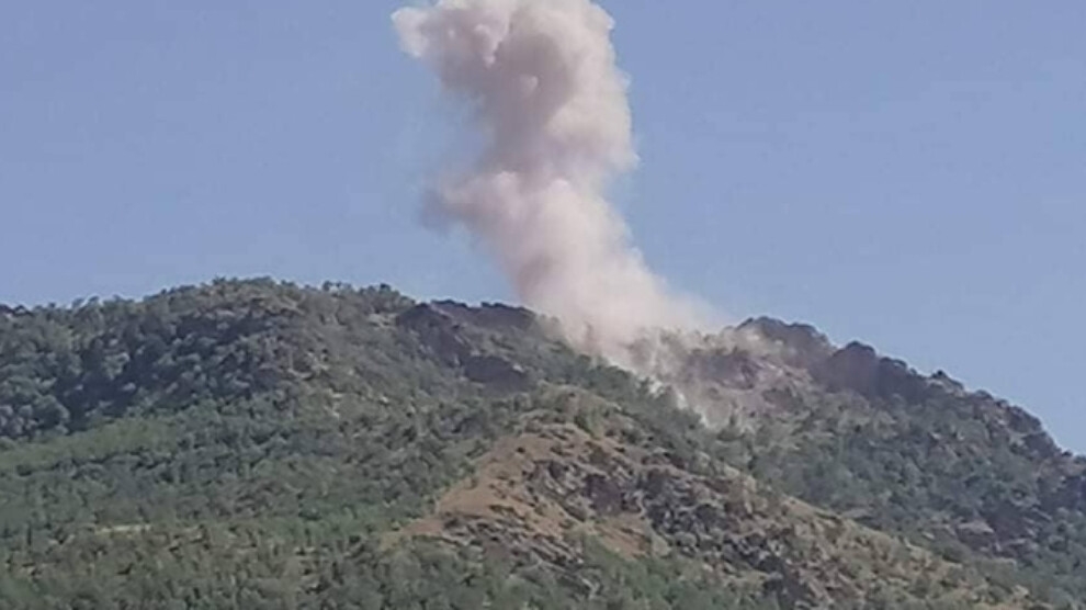 قصف تركي يستهدف جبال متين في دهوك