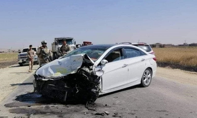 مصرع واصابة 6 اشخاص بحادث سير على طريق بغداد- ديالى