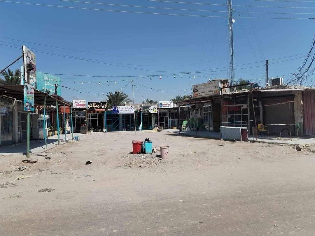 شوارع قضاء الاصلاح بعد النزاع العشائري الدامي أمس (صور)