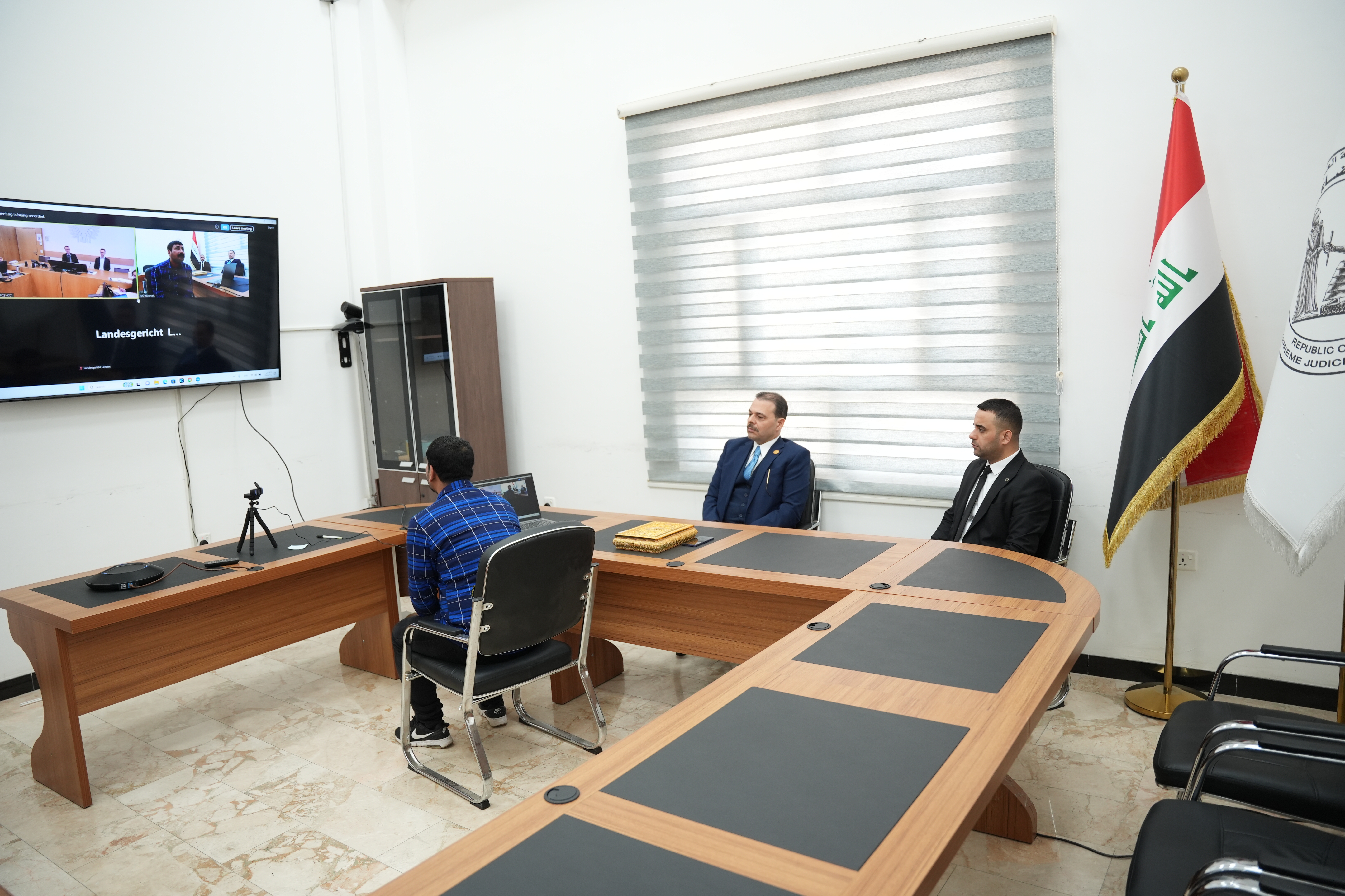رئيس محكمة استئناف نينوى يشرف على جلسة استماع شهود ضد 