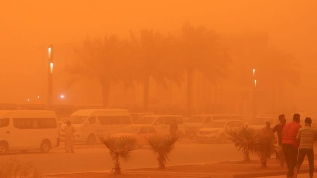 الأنواء: لا مؤشرات بتأثر بغداد ومحافظات الجنوب في العاصفة الترابية