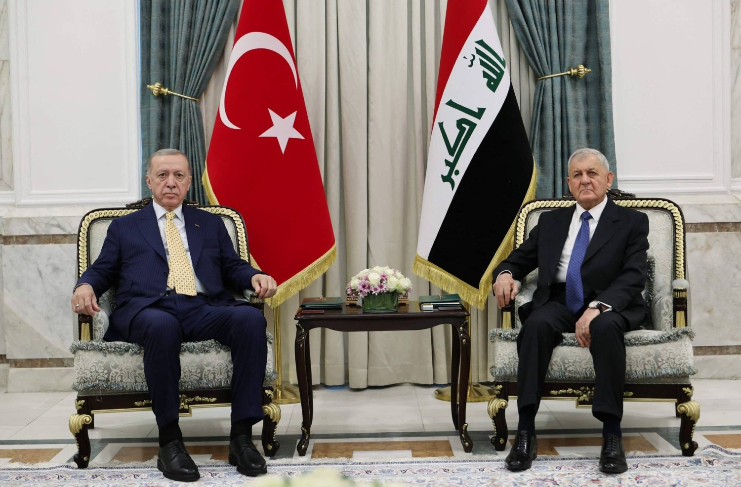 الكشف عن 3 توقعات سلمها اردوغان للرئيس العراقي.. ويرغب من بغداد تنفيذها