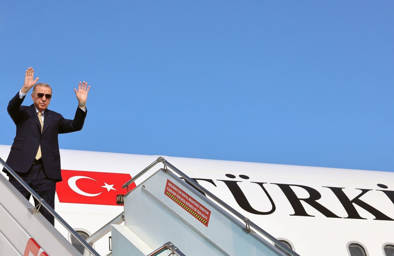 أردوغان يغادر تركيا متوجهاً إلى العراق