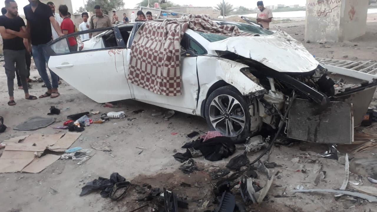 مصرع واصابة 7 اشخاص بحادثين منفصلين في بغداد والبصرة
