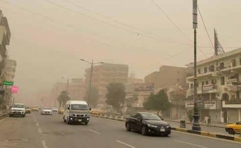 أجواء العراق مغبرة بدرجات حرارة اربعينية