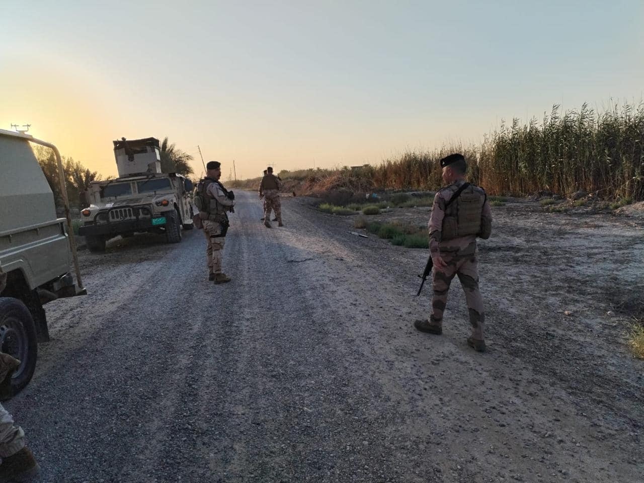 عملية استباقية لتأمين طريق الزائرين تنتهي بالإطاحة بعنصر إرهابي جنوب بغداد