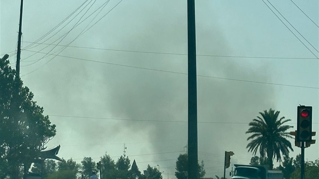 اندلاع حريق بمحيط مطار بغداد الدولي