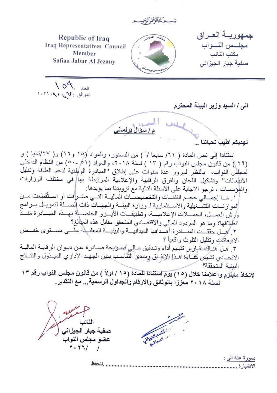 كم كلّفت مبادرة خفض الانبعاثات؟.. سؤال برلماني يضع وزارة البيئة أمام الأرقام